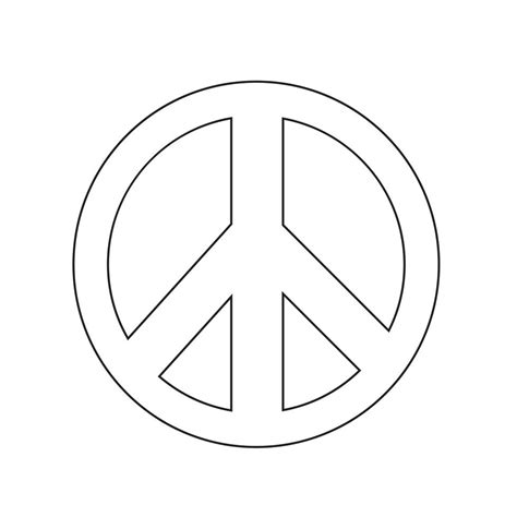 Peace sign icon vector illustration 576638 Vector Art at Vecteezy