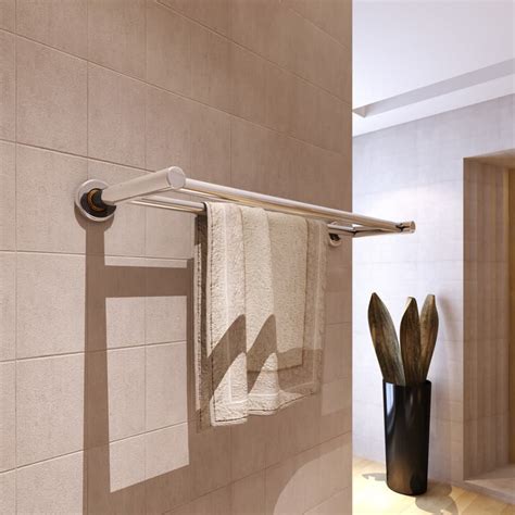 Stainless Steel Towel Rack 2 Tubes – Home and Garden | All Your Home ...