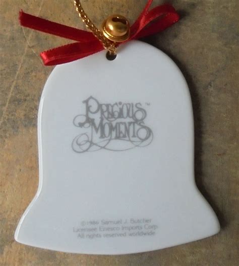 Vintage Precious Moments Christmas Ornament Bringing - Etsy