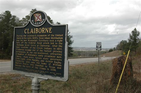 Dispatches from the LP-OP: 'Claiborne' historical marker describes frontier town on Alabama River