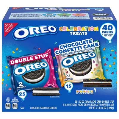 Oreo Celebration Treats Variety Pack (40 pk.) - Sam's Club