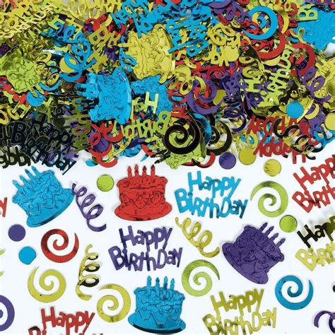 Multicolor Happy Birthday Confetti 2.5oz | Party City