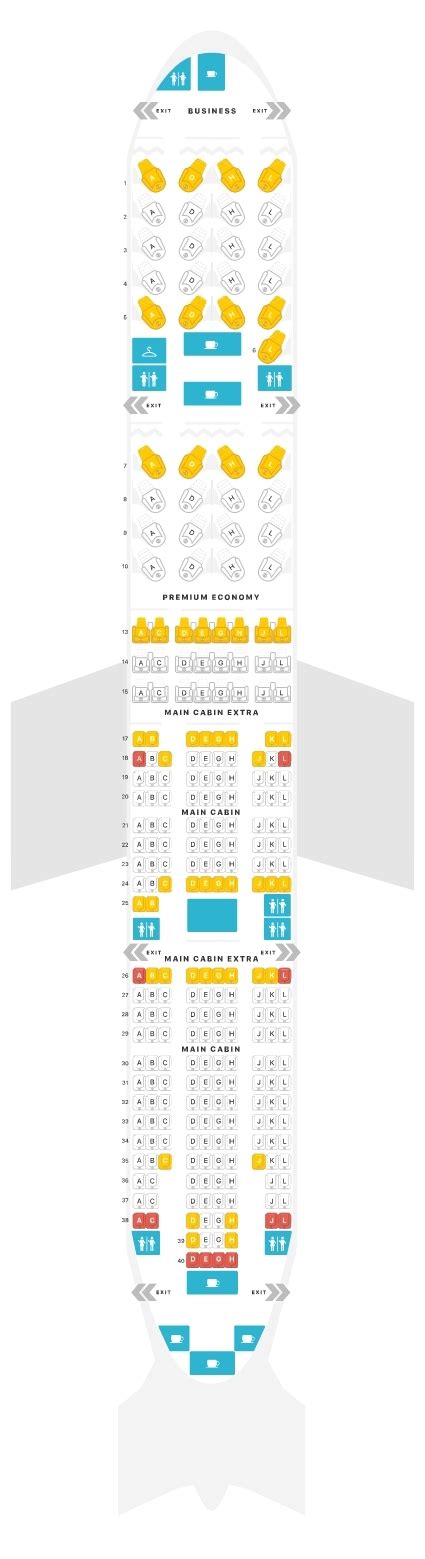 Boeing 777 300ER Seat Map American Airlines