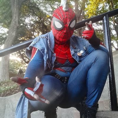 Spider Punk Spider Suit Costume Cosplay Spider-punk no Jacket Across ...