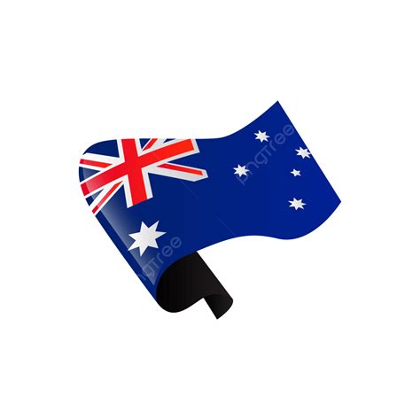 Australia Flag Vector Hd Images, Australia Flag Ribbon Clipart Vector ...