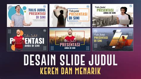 20 Contoh Desain Slide Judul Presentasi Yang Keren dan Menarik - Rona ...