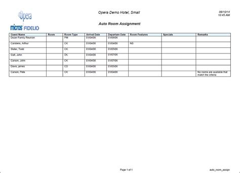 Enhanced Room Assignment Workflow