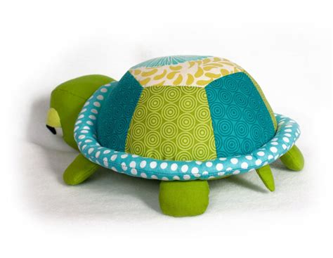 Stuffed Turtle Sewing Pattern | Tortoise, Quilt, Plush Soft Toy Fabric ...