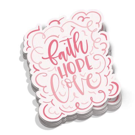 Faith Hop Love Sticker | Missional Wear