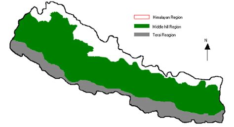 Nepal Terai Region Map