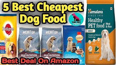 5 Best Cheapest & Quality Dog Foods || Best Dog Food Brands || Cheapest ...