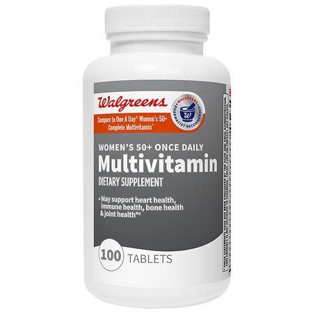 One Daily Women's 50+ Multivitamin May Support: Heart Health Immune ...