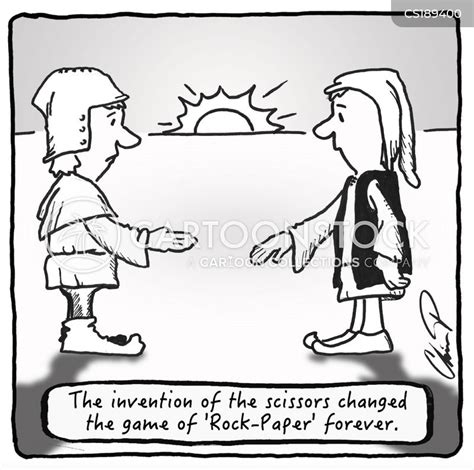 Rock-paper-scissors Cartoons and Comics - funny pictures from CartoonStock