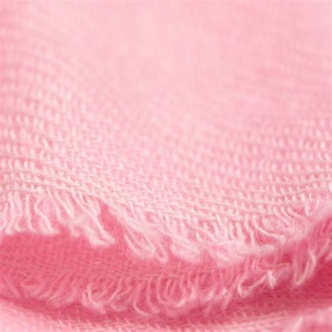 Small light pink cashmere scarf