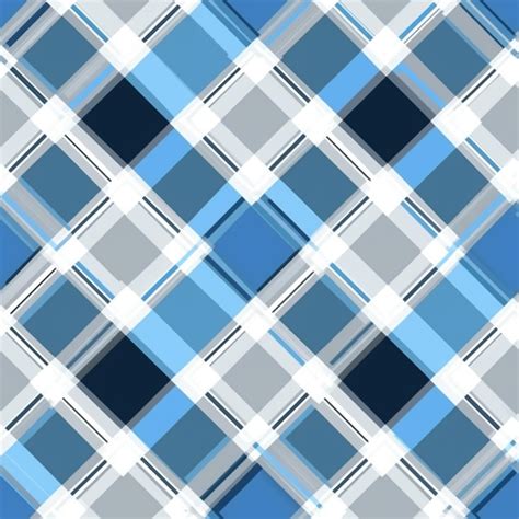 Premium Photo | Blue plaid fabric that is seamless and repeats.