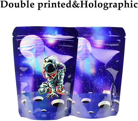 Double Printed & Holographic Mylar Pound Bags - 420 Packaging