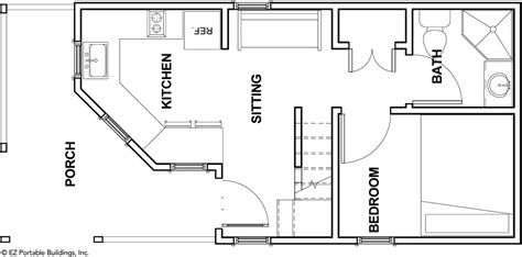 Portable Building Cabin Floor Plans - floorplans.click