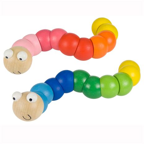 Wiggly Worm Wooden Toy