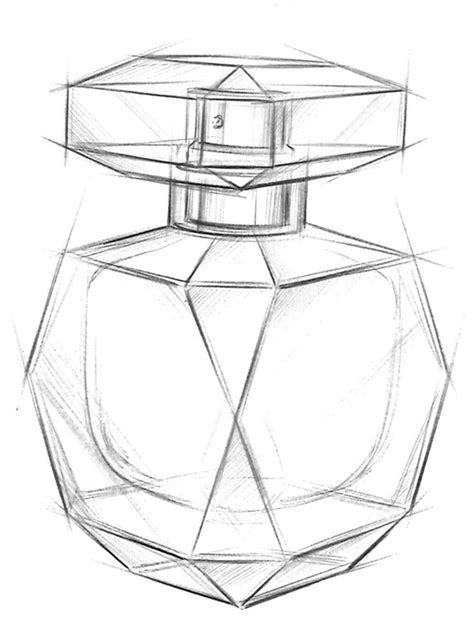 Perfume Bottle Sketch : Sketch Of Perfume Bottles 6 – Bulanlifestyle ...