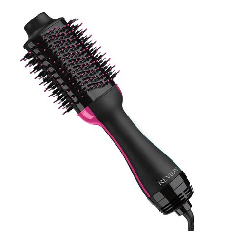 Revlon One-Step Hair Dryer and Volumizer Hot Air Brush, Black Blow Dryer - Walmart.com - Walmart.com