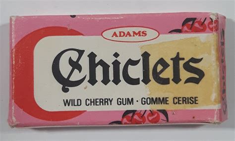 Vintage Adams Chiclets Wild Cherry Gum Box EMPTY – Treasure Valley Antiques & Collectibles