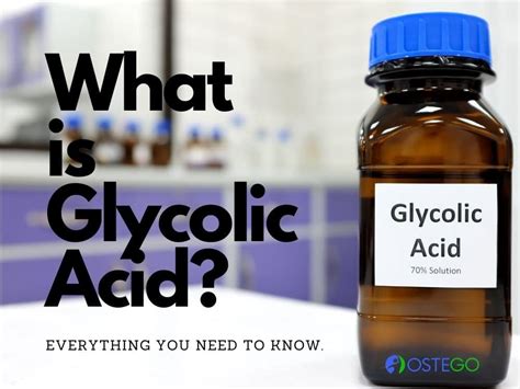 What Is Glycolic Acid And How Does It Help To Improve Health - Ostego