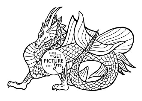 Komodo Dragon Coloring Page at GetColorings.com | Free printable ...