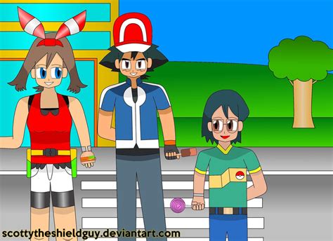 Ash and his friends get's Advance Awesome by scottytheshieldguy on DeviantArt