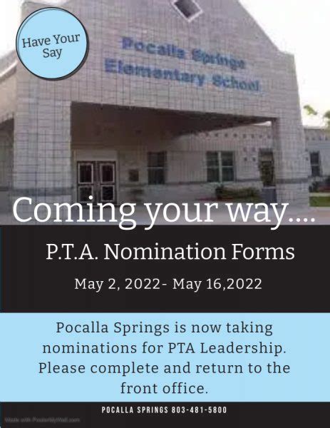 Pocalla Springs Elementary | PTA nomination