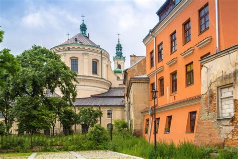 Architecture of the Old Town in Lublin Stock Image - Image of eastern ...