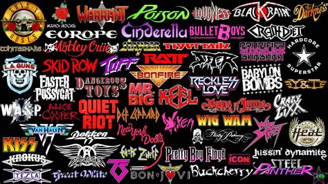 Wallpapers: Bands Logos by Proud2BLoud [+Resolutions] | Band wallpapers, Band logos, Hair metal ...