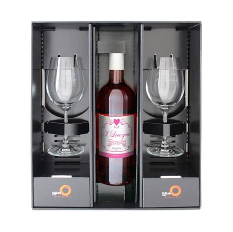 Personalised Rose Wine Gift Set Reduced By Sassy Bloom As seen on TV | notonthehighstreet.com