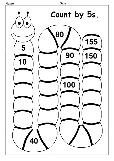 Skip Counting By 6 Worksheet