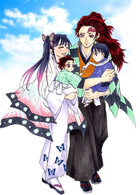 Kanao X Tanjiro Anime Chibi Anime Kimetsu No Yaiba Drawing | Images and ...