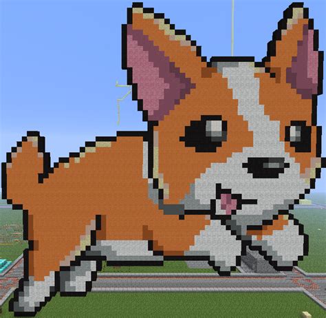 Corgi Pixel Art by BubblezwithaZ