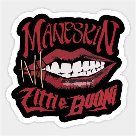 Måneskin Logo - Maneskin - Sticker | TeePublic