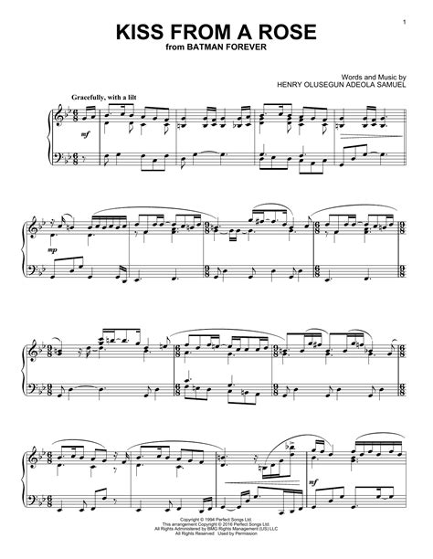 Kiss From A Rose | Sheet Music Direct