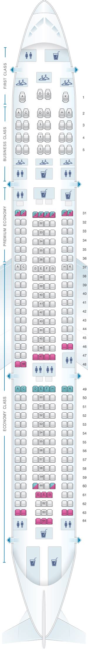 Mapa de asientos China Southern Airlines Airbus A330-300 Layout A ...