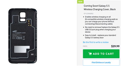 Samsung Galaxy S5 Wireless Charging Kit on Sale Ahead of Release