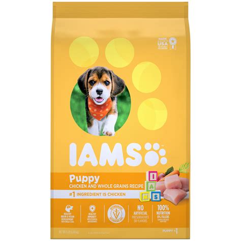 IAMS PROACTIVE HEALTH Smart Puppy Dry Dog Food Chicken, 15 lb. Bag - Walmart.com - Walmart.com