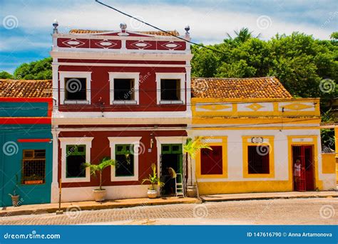 Olinda, Brazil: Cobbled Street in Historic Brazilian City Olinda with ...