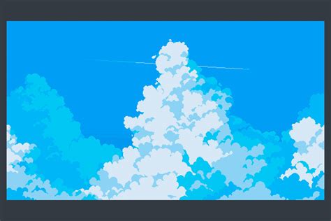 Free Sky with Clouds Background Pixel Art Set on Behance