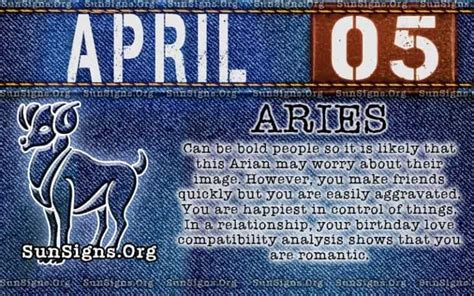 April 5 Zodiac Horoscope Birthday Personality - SunSigns.Org