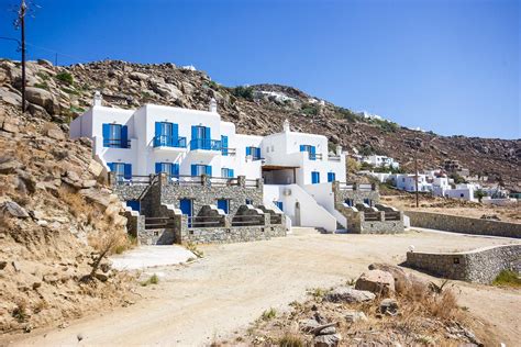 Sea view accommodation & family accommodation in Mykonos Island Greece