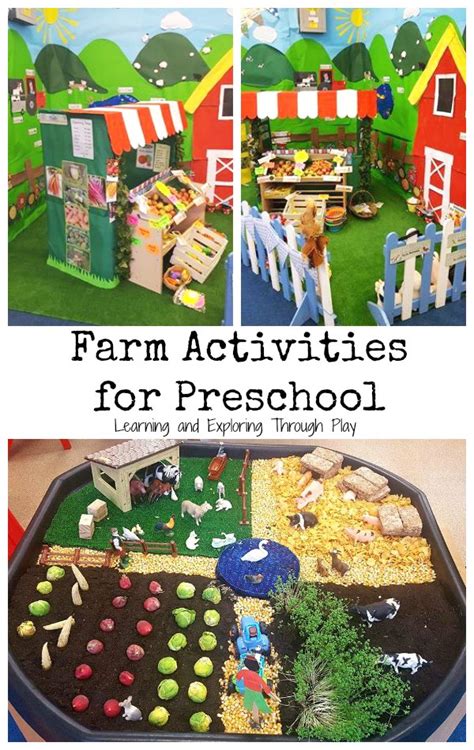 Learning and Exploring Through Play: Farm Activities for Preschool