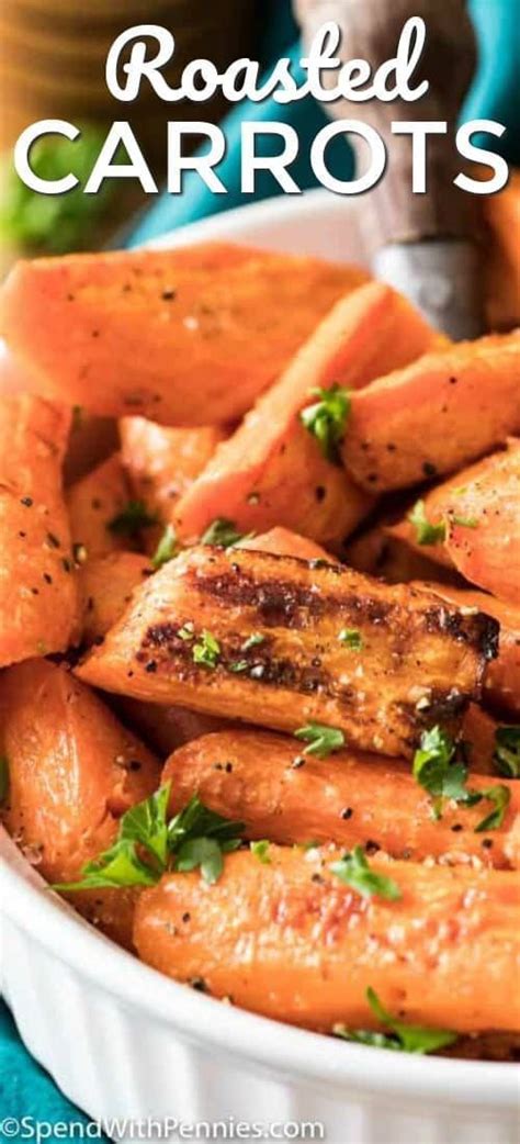 Roasted Carrots (Spend With Pennies) | Thanksgiving recipes side dishes, Diabetic side dishes ...