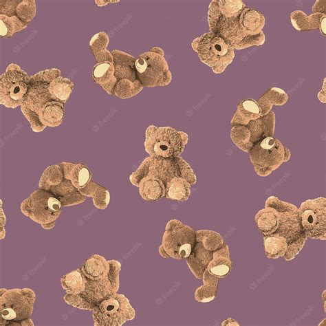 Premium Vector | Teddy bear pattern 39