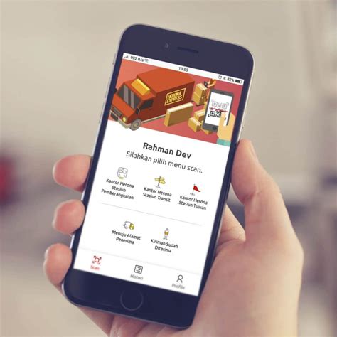Aplikasi Tracking Herona Express | BtoZ