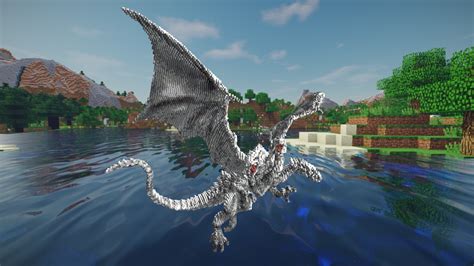 Minecraft Blue Eyes Ultimate Dragon Schematic - Download Free 3D model by inostupid [73d5b61 ...