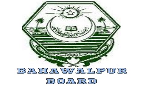 BISE Bahawalpur Board 10th Class Date Sheet 2023